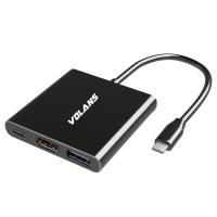 USB-Hubs-Volans-Aluminium-USB-Type-C-Multiport-Adapter-VL-UCH3C2-3