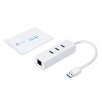 Wired-USB-Adapters-TP-Link-UE330-USB-3-0-3-Port-Hub-Gigabit-Ethernet-Adapter-2-in-1-USB-Adapter-2
