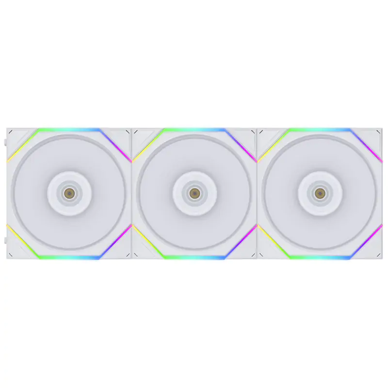 Lian Li UNI FAN TL 120 Reverse Blade ARGB 120mm White PWM Fan - 3 Pack