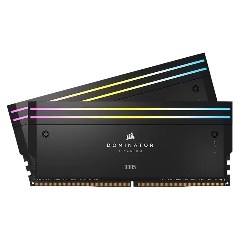 Corsair Dominator Titanium RGB 96GB (2x48GB) CL32 6600MHz DDR5 RAM - Main Image