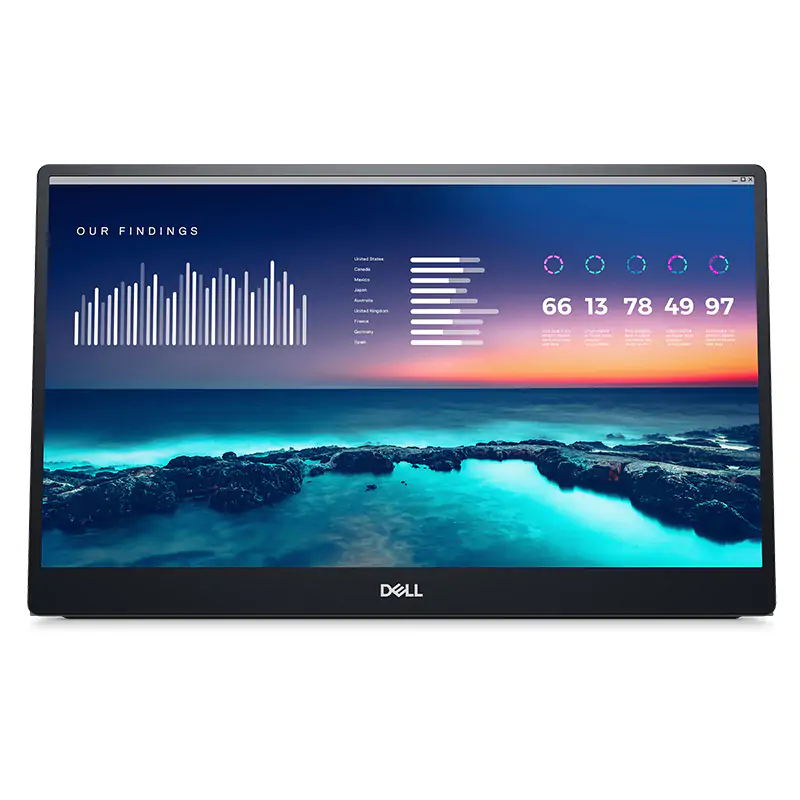 Dell 14inch FHD IPS Portable Monitor (P1424H) - Umart.com.au
