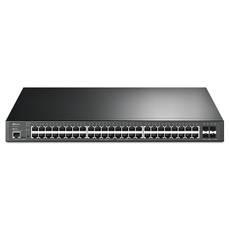 TP-Link JetStream 48-Port Gigabit PoE+ & 4-Port SFP+ Managed Switch (SG3452XP)