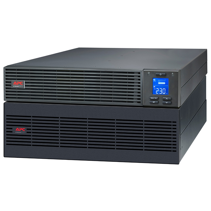 APC Easy UPS On-Line 6kVA/6kW Rackmount 5U 230V LCD Extended Runtime without Rail Kit (SRV6KRIL)