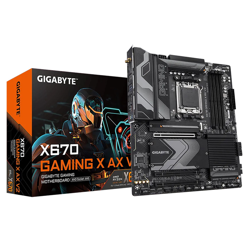 Gigabyte X670 Gaming X AX V2 AM5 ATX Motherboard (X670 GAMING X AX V2)