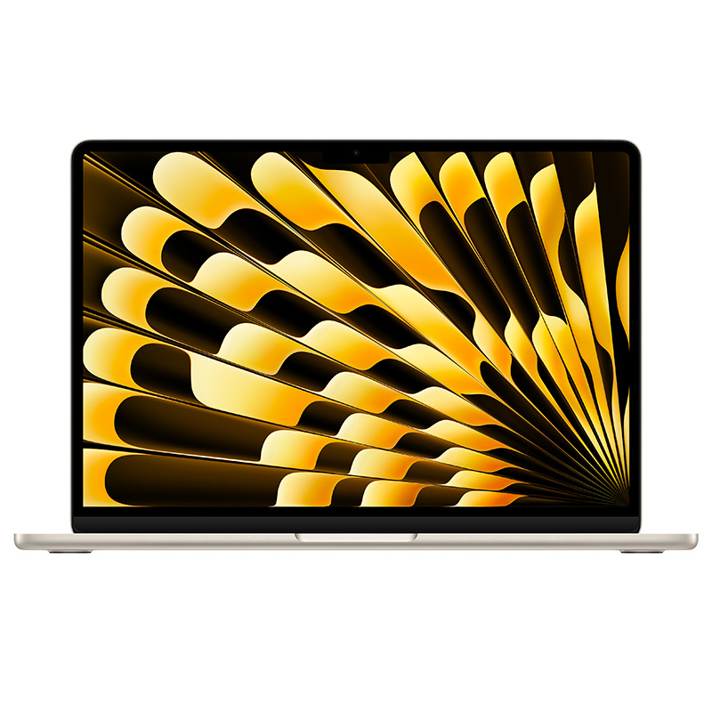 Apple 13in MacBook Air - Apple M3 Chip 8 Core CPU 10 Core GPU 512GB SSD 16GB RAM - Starlight (MXCU3X/A)