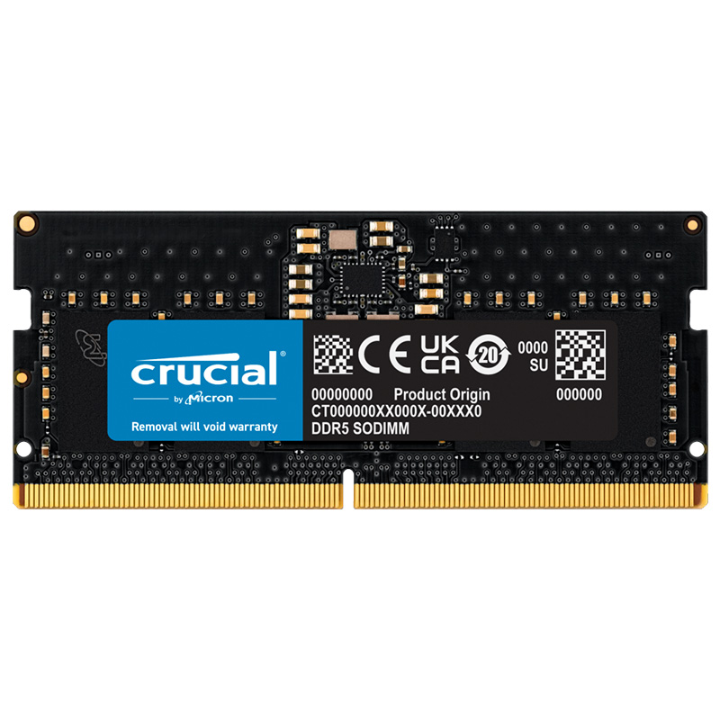 Crucial 8GB DDR5 SO-DIMM メモリー Crucial-8GB-1x8GB-CL48-5600MHz