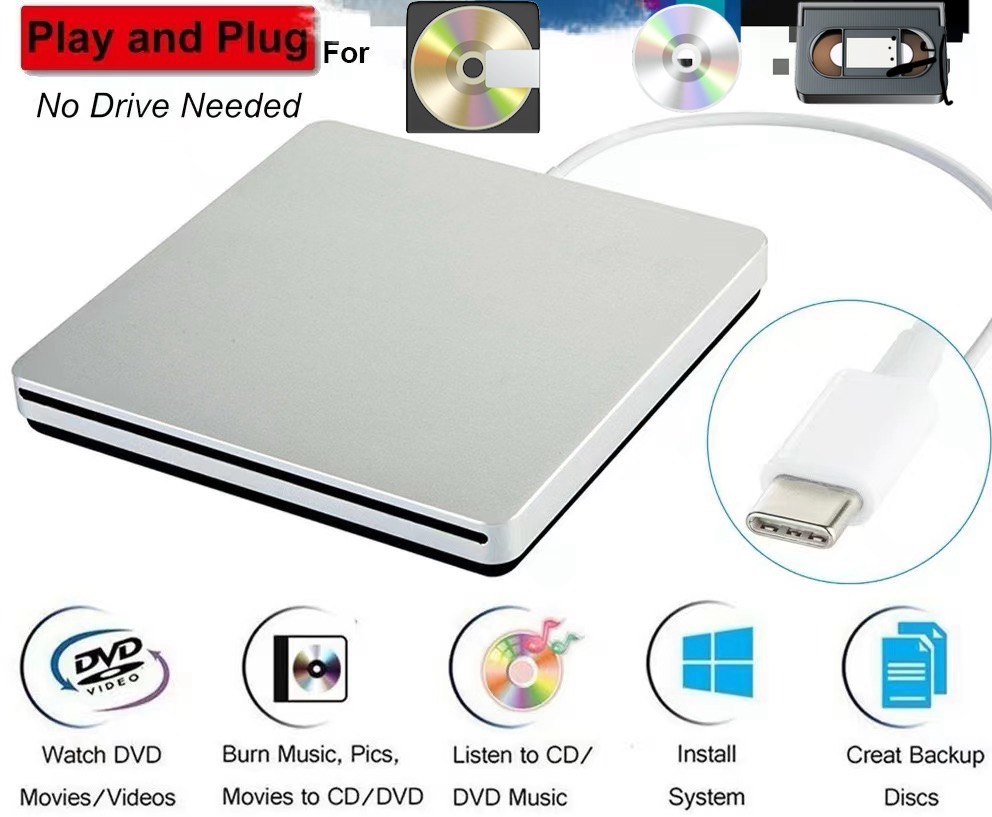 TYPE-C 3.0 CD external suction recorder Ultra-thin portable 3.0 external DVD drive recorder