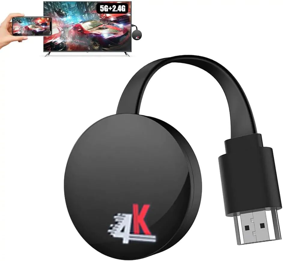 HDMI Dongle Wireless 4K, 5G Miracast HDMI, Stabile HDMI WIFI