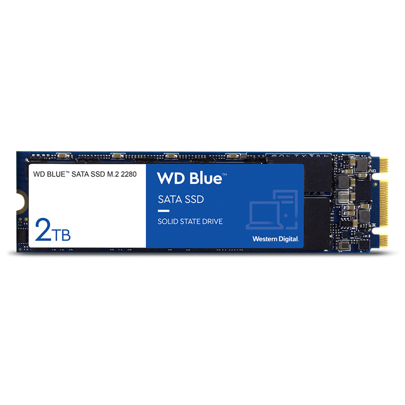 Western Digital 2TB Blue M.2 2280 SATA SSD (WDS200T2B0B) - Umart