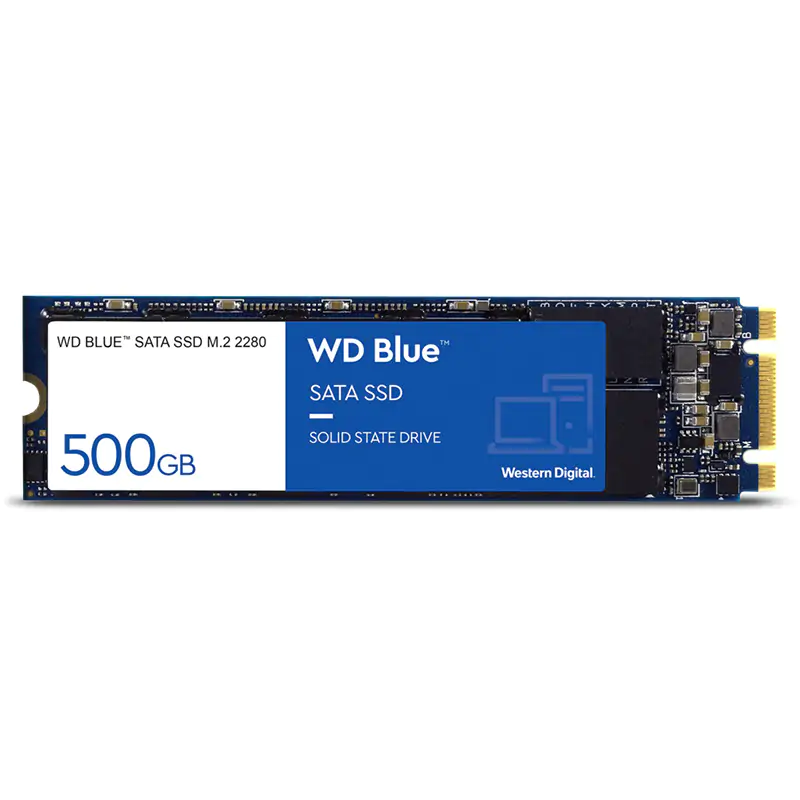 Western Digital 500GB Blue 2280 SATA SSD (WDS500G2B0B)