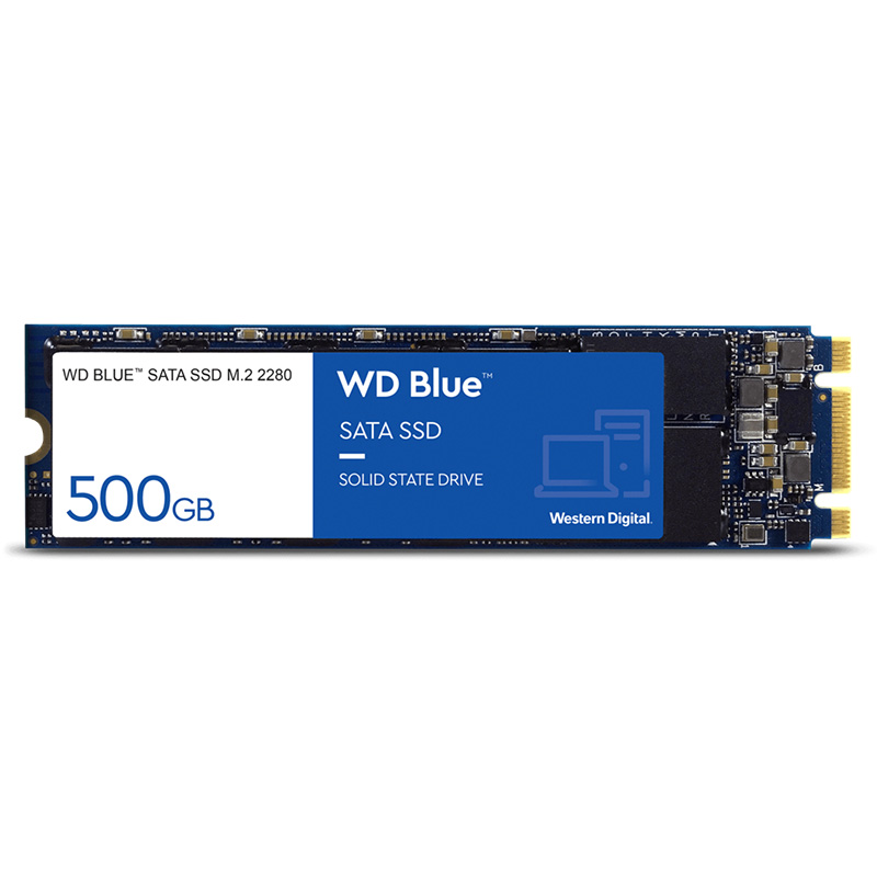 Western Digital Blue 500GB M.2 2280 SATA SSD (WDS500G2B0B)