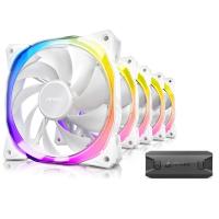 Antec Fusion 120 ARGB Case Fan with Controller White - 5 Pack