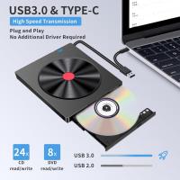 Multifunctional external optical drive laptop CD/DVD burner USB