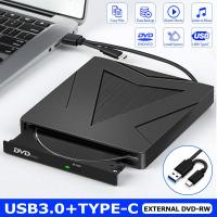 External DVD Driver USB 3.0 + Type-C Dual Interface DriveFree Mobile PC CD Recorder