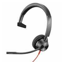 Poly Blackwire BW3310-M USB-C Wired Over-the-head Mono Headset (214011-01)
