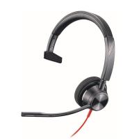 Poly Blackwire BW3310 Wired Over-the-head Mono Headset - Black (213929-01)