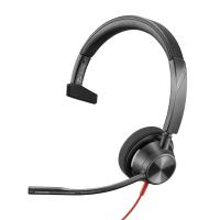 Poly Plantronics Blackwire BW3310-M USB-A Wired Over-the-head Mono Headset (212703-01)