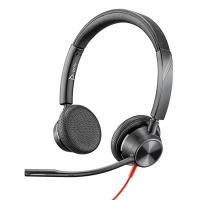 Poly Plantronics Blackwire BW3325-M USB-A Wired Over-the-head Stereo Headset (214016-01)