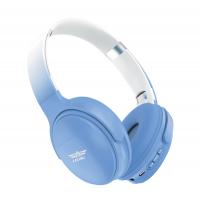 LS-233 Wireless Bluetooth Headphone With Microphone On-Ear Headset Sports Gaming Headphones BLUE