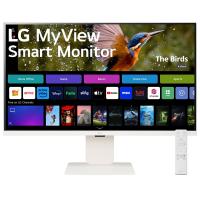 LG 31.5in 4K IPS MyView Smart Display USB-C with WebOS Monitor and Built-in Speakers (32SR83U-W)