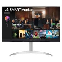 LG 32in 4K UHD VA MyView Smart Display USB-C with WebOS Monitor and Built-in Speakers (32SQ730S-W)