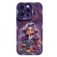 Silicone Rapunzel Princess Phone Case for iPhone14 Plus