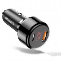 Essager 65W Car Charger USB C QC3.0 4.0 PD3.0 Phone Charger Car Charger Fast Charging