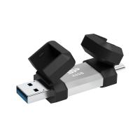Silicon Power 64GB Mobile C51 USB Type A + Type C 2-in-1 Flash Drive PC/Mac/iPhone/PS5