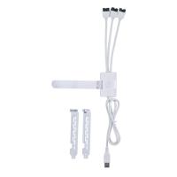 Lian Li 1-to-3 USB 2.0 Hub with USB Type A Male Port - White (PW-U2TPAW)