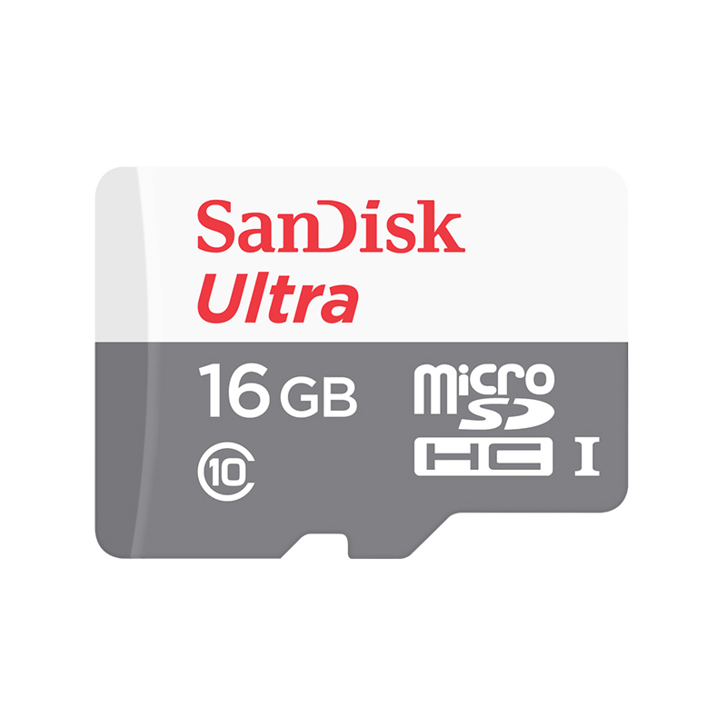 SanDisk Ultra 16GB microSDHC/microSDXC UHS-I Micro SD Card (SDSQUNS-016G-GN3MN)