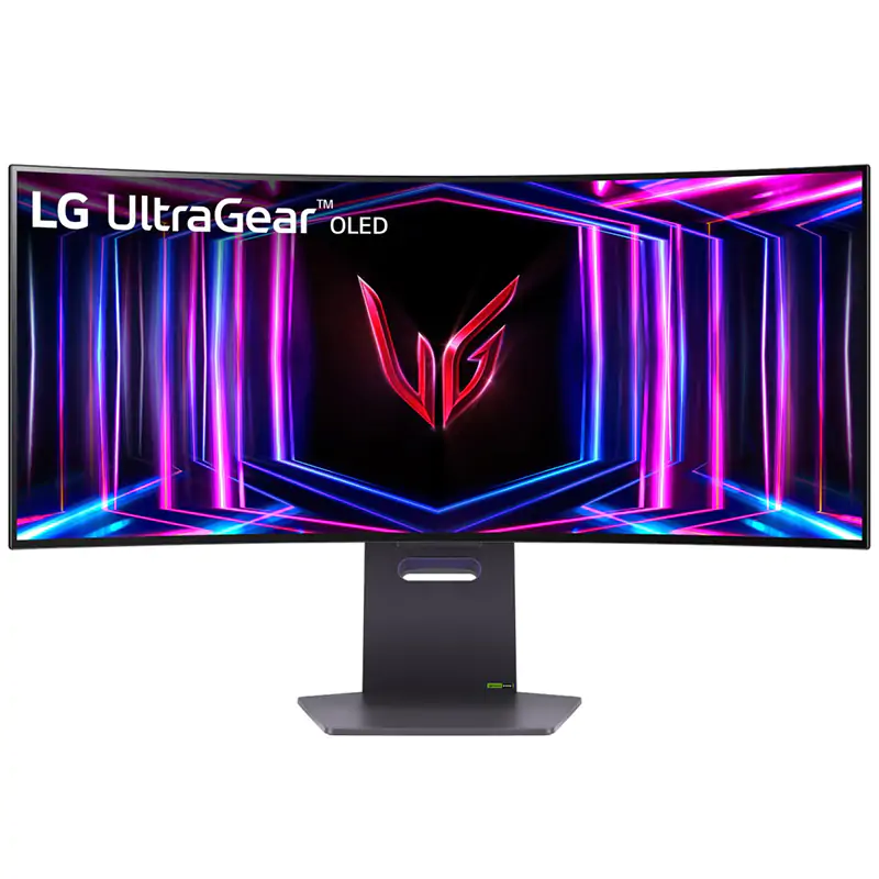 LG UltraGear 34in WQHD OLED 240Hz FreeSync Premium Pro Curved Gaming Monitor (34GS95QE-B)