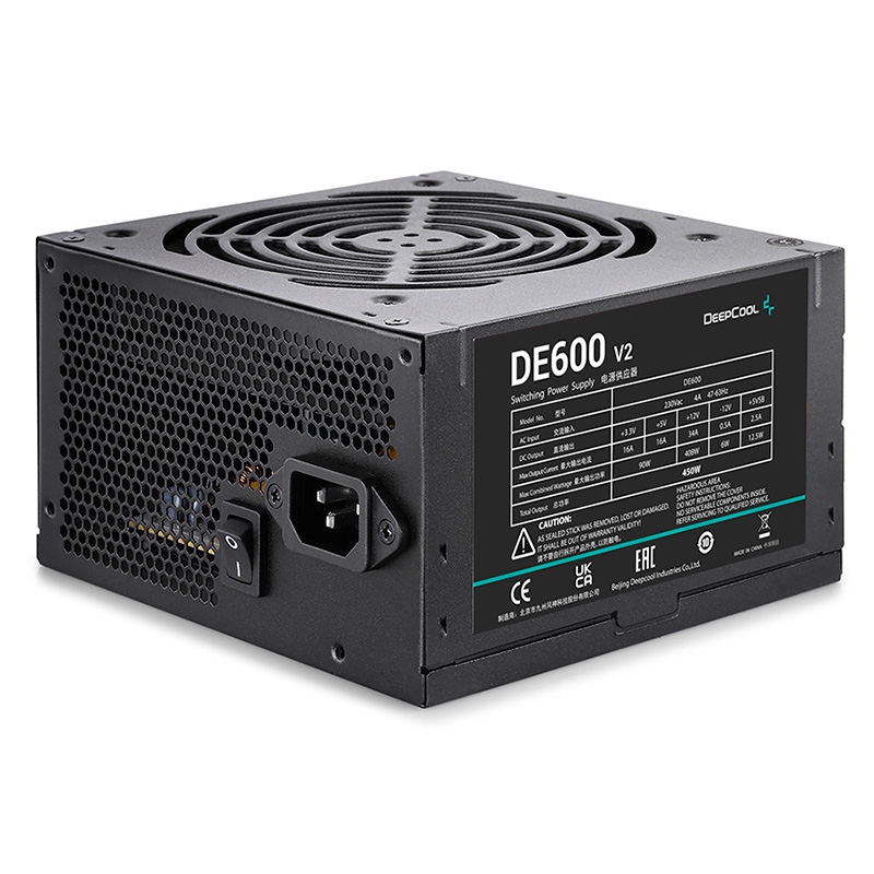 Deepcool 450W V2 High Efficiency Gaming True Power Supply (DP-DE600US-PH)