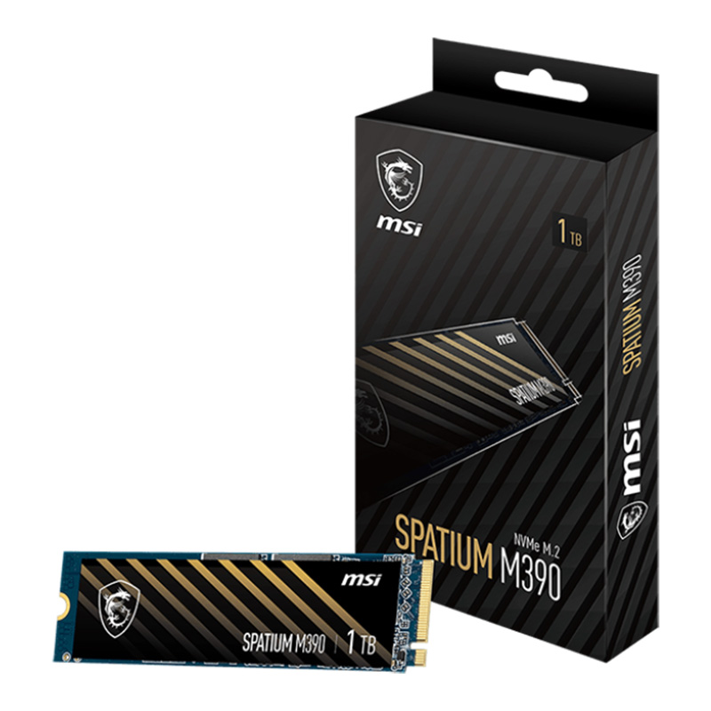 MSI Spatium M390 1TB PCIe M.2 NVMe SSD (SPATIUM M390 NVMe M.2 1TB)