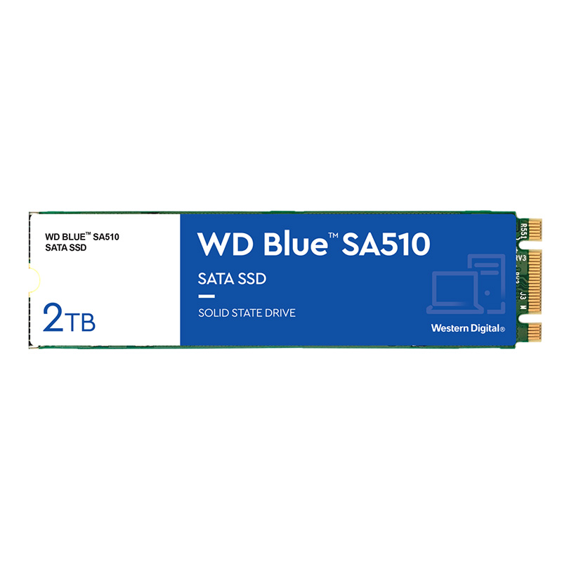 Western Digital Blue SA510 2TB M.2 2280 SATA III SSD (WDS200T3B0B)
