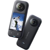 Insta360 X3 Waterproof 360° Action Camera with 1/2 Inch Sensor, 5.7K 360°, 72MP 360° Photos, Stabilization, 2.29 Inch Touch Screen, Vibration Feedback