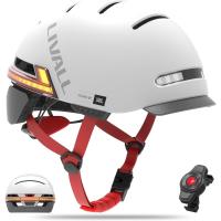 LIVALL BH51M NSO URBAN JBL Smart Bike Helmet Smart MTB Bike Light Helmet Bicycle Cycling Electric scooter Helmet - Rock Grey - L 57-61 CM