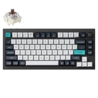 Keychron Q1 Max QMK/VIA Wireless Custom Mechanical Keyboard - Black Gateron Jupiter Brown (KBKCQ1MM3)