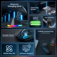 LTC-GM022-Superlight-3-Mode-Wireless-Gaming-Mouse-with-RGB-Charging-Dock-PAW3395-26K-DPI-Sensor-55G-Lightweight-Ergonomic-Bluetooth-Gaming-Mouse-6