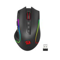 Redragon M612 PRO RGB Gaming Mouse, 8000 DPI Wired/Wireless Optical Gamer Mouse with 11 Programmable Buttons & 6 Backlit Modes, BT & 2.4G Wireless, So