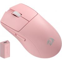 Redragon M916 PRO 3-Mode Wireless 49G Ultra-Light 26K DPI Gamer Gaming Mouse(1K Hz, Pink)
