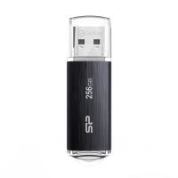 Silicon Power 256GB Blaze B02 USB 3.0 Flash Drive for Data Storage,Black - SP256GBUF3B02V1K