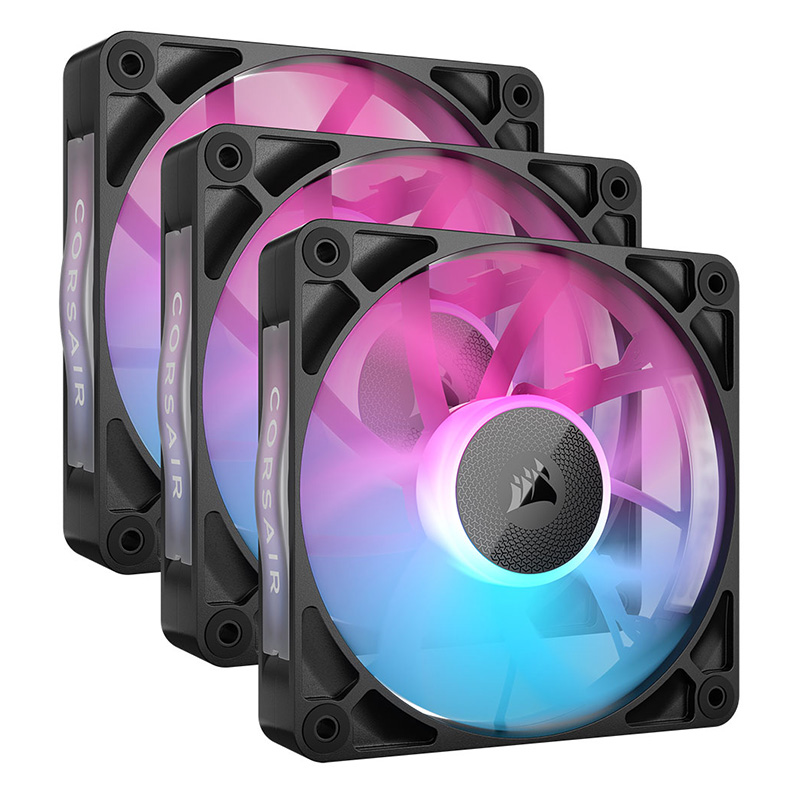 Corsair iCUE Link RX120 RGB 120mm PWM Fan - Triple Starter Kit (CO-9051018-WW)