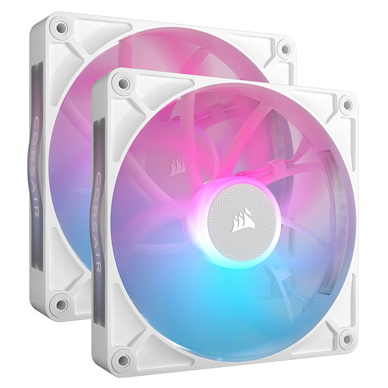 Corsair iCUE Link RX140 RGB 140mm PWM Fan Twin Starter Kit - White (CO-9051024-WW)