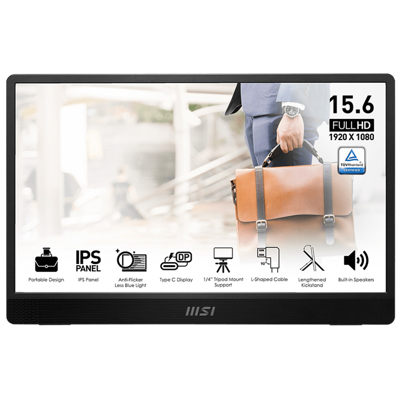 vinput 3d henati видео MSI Pro 15.6in FHD IPS Portable Monitor (PRO MP161 E2U) - Umart.com.au