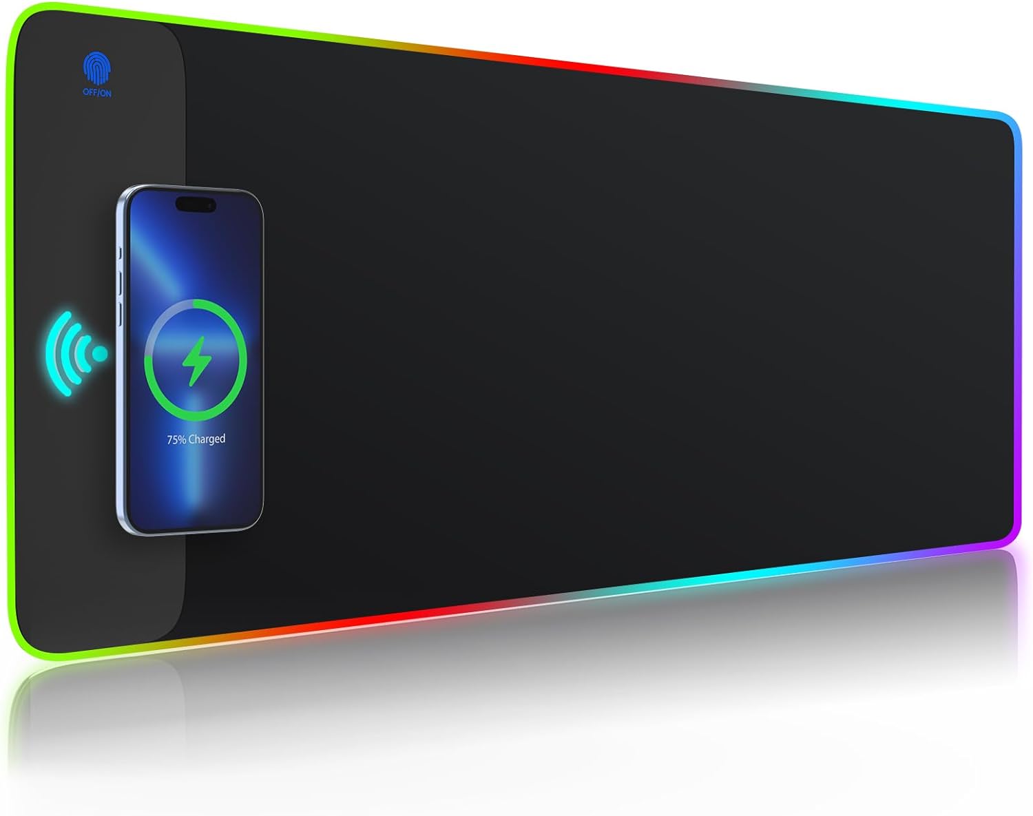 wireless charging mouse pad