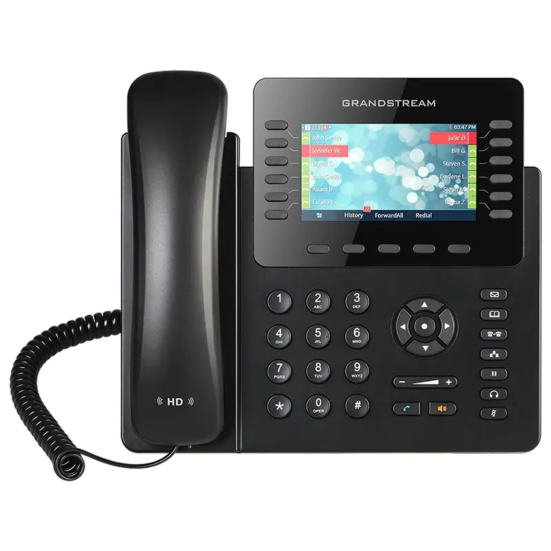 Grandstream 12 Lines 6 SIP Accounts PoE + GigE Color IP Phone (GXP2170)