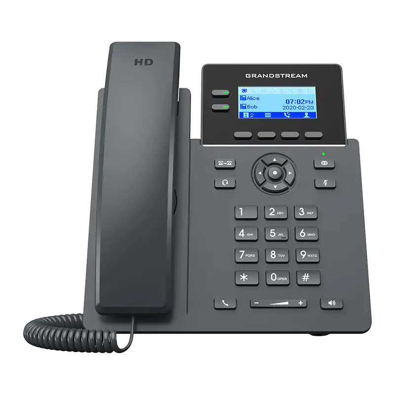 Grandstream 2 Lines 2 SIP Accounts 2.21in Screen PoE IP Phone (GRP2602P)