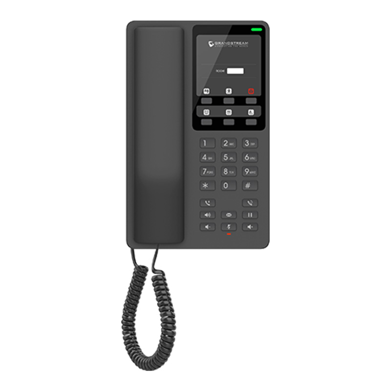 Grandstream Desktop Hotel Phone with Built-in WiFi - Black (GHP621W)