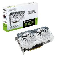 Asus Dual GeForce RTX 4060 Ti OC 8G Graphics Card - White (DUAL-RTX4060TI-O8G-WHITE)