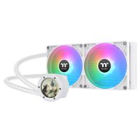 Thermaltake TH280 V2 Ultra ARGB Sync 280mm AIO Liquid CPU Cooler - White with LCD Display (CL-W406-PL14SW-A)